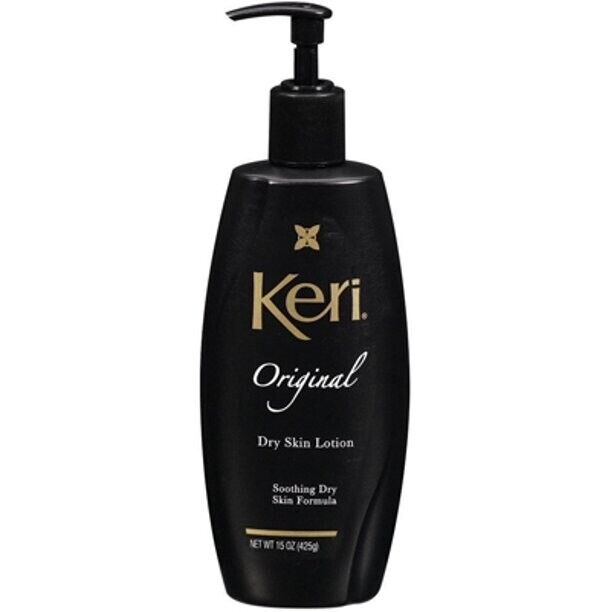 Keri Original Formula Soothing Dry Skin Lotion BLACK BOTTLE 15 oz. Pump