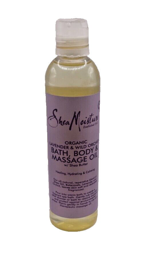 SheaMoisture~Lavender & Wild Orchid Calming Bath, Body & Massage Oil 8 fl oz