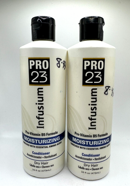 (2) Infusium Pro 23 Pro Vitamin B5 Formula Moisturizing Conditioner 16 oz