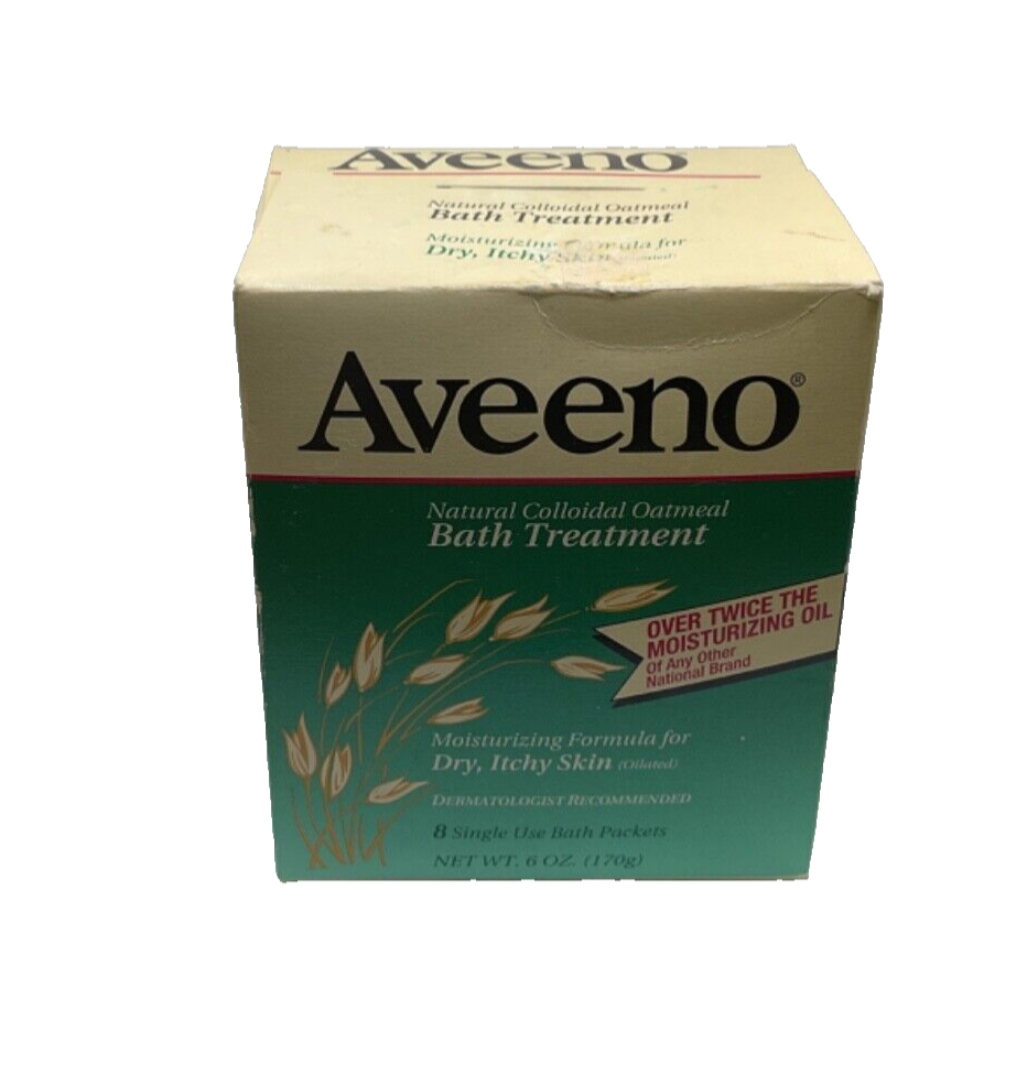 VTG Aveeno Natural Colloidal Oatmeal Bath Treatment for Dry, Itchy Skin 6oz