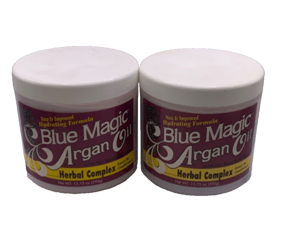 (2 PACK) Blue Magic Argan Oil Herbal Complex 13.75 oz