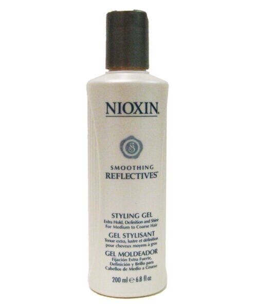 Nioxin Smoothing Reflectives Styling Gel Extra Hold Definition 6.8 oz new
