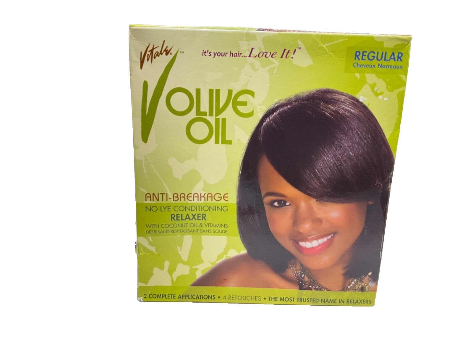 Vitale Olive Oil Anti-Breakage No Lye Conditioning Relaxer-Regular Strength