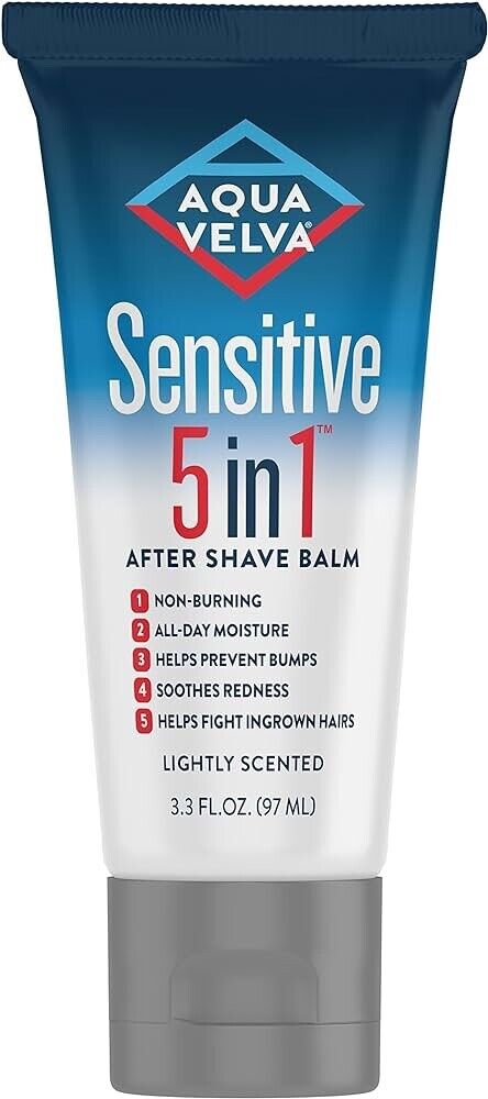 Aqua Velva Sensitive 5 in 1 After Shave Balm Lightly Scented/3.3 fl oz