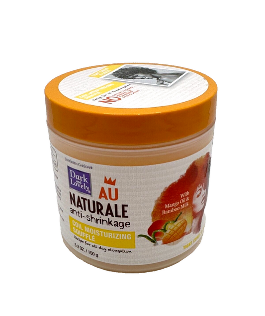 Dark & Lovely Au Naturale Anti-Shrinkage Curl Cream Moisturizing Souffle 5.3 oz