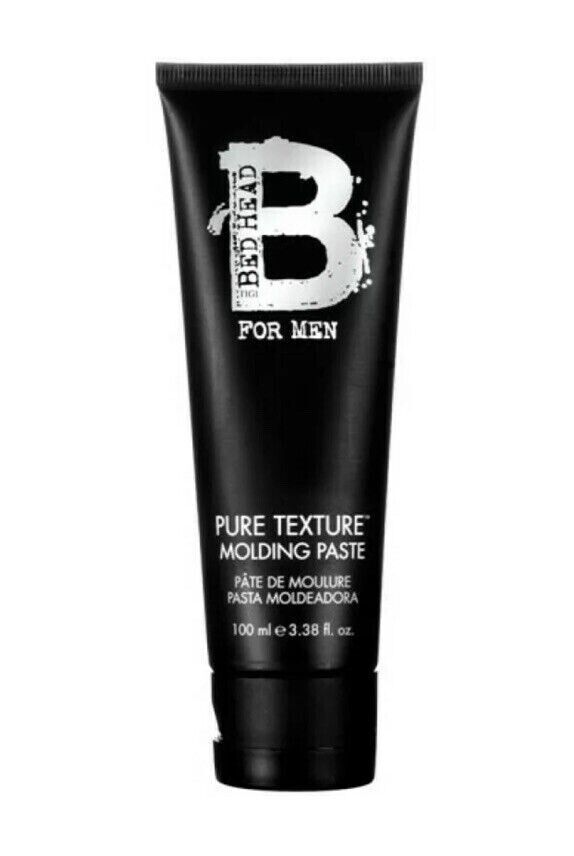 TIGI Bed Head For Men Pure Texture Molding Paste 3.38 oz Black Tube RARE*