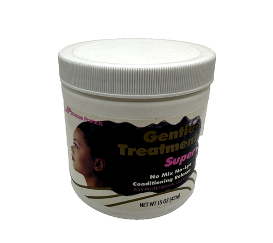 Johnson Products Gentle Treatment Super No Mix No Lye Conditioning Relaxer 15 oz