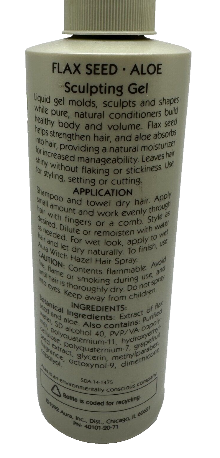 Aura Flax Seed Aloe Sculpting Gel 8oz