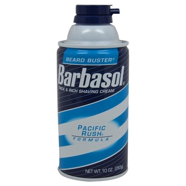 (1) Barbasol Shaving Cream Pacific Rush 10 oz ORIGINAL FOMULA 