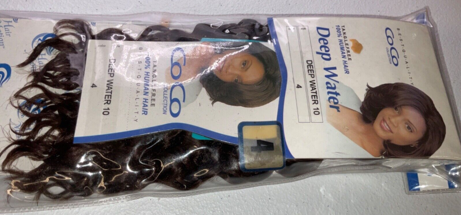 Coco Collection 100% Human Hair Deep Water Color 4 (10 inches)