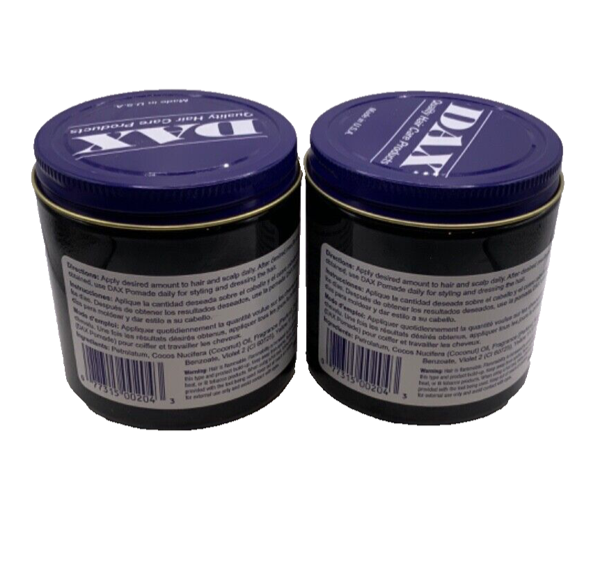 (2Pack) Dax Dry Scalp Relief Kocatah Coconut Oil &Tar 7.5oz