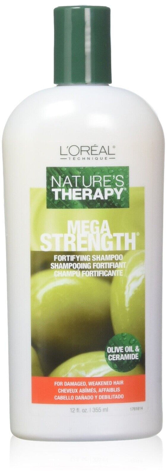 L'Oreal Natures Therapy Mega Strength Fortifying Shampoo/12 fl oz