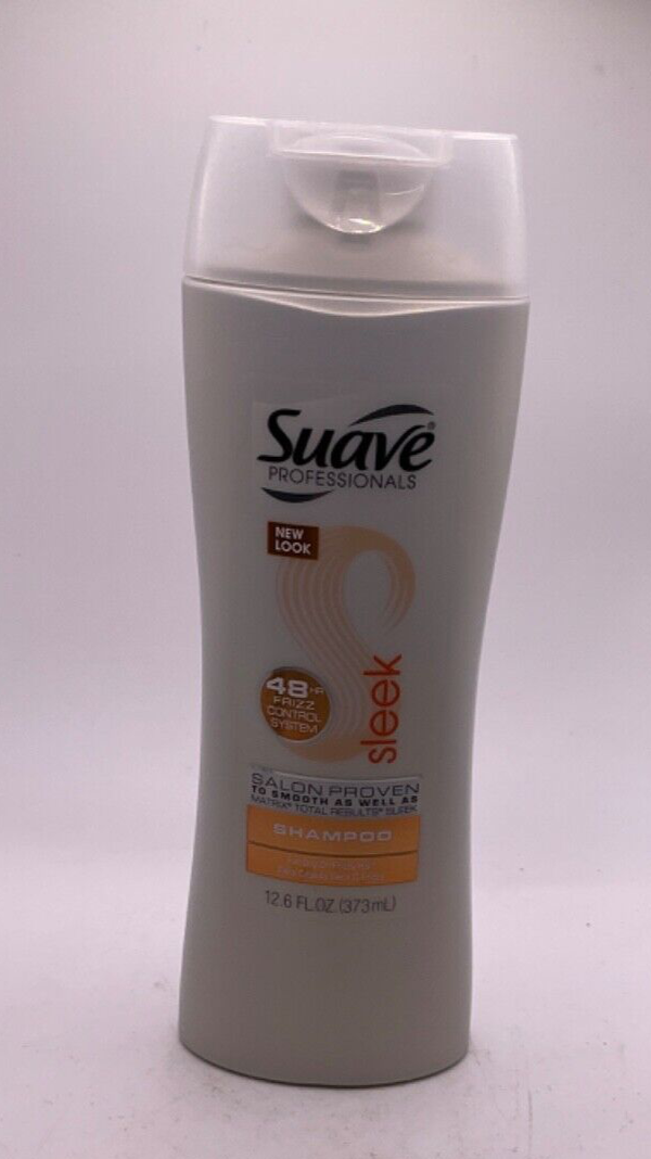 Suave Professionals Sleek & Smooth Shampoo 48h Frizz Control System 12.6oz