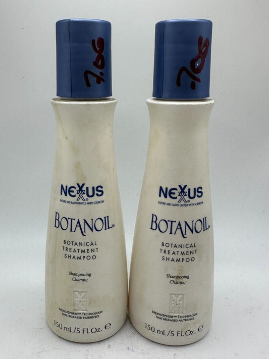 2 Nexxus BOTANOIL BOTANICAL TREATMENT SHAMPOO 5 oz Each