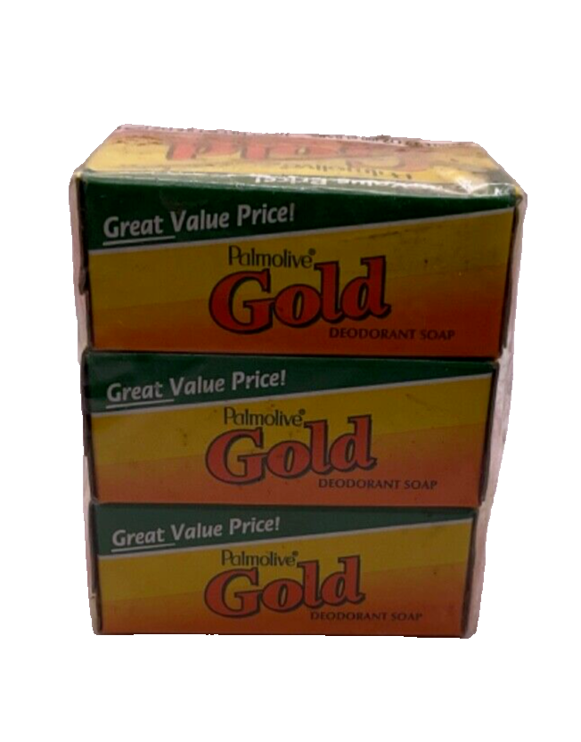 (3) Palmolive Gold Deodorant Soap/3.2 oz