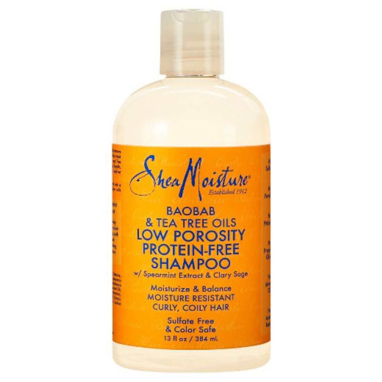 Shea Moisture Low Porosity Baobab And Tea Tree Oils Shampoo 13 oz