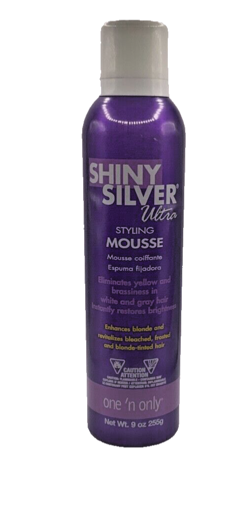 Shiny Silver Ultra Styling Mousse 9 oz