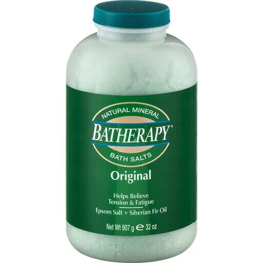 Batherapy Original Natural Mineral Bath Salts Epsom Soak Queen Helene 32oz