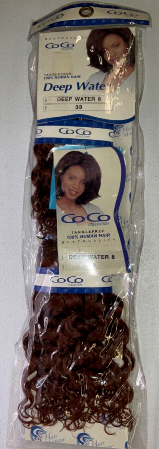 Coco Collection 100% Human Hair Deep Water/Color 33/ (8 inches)