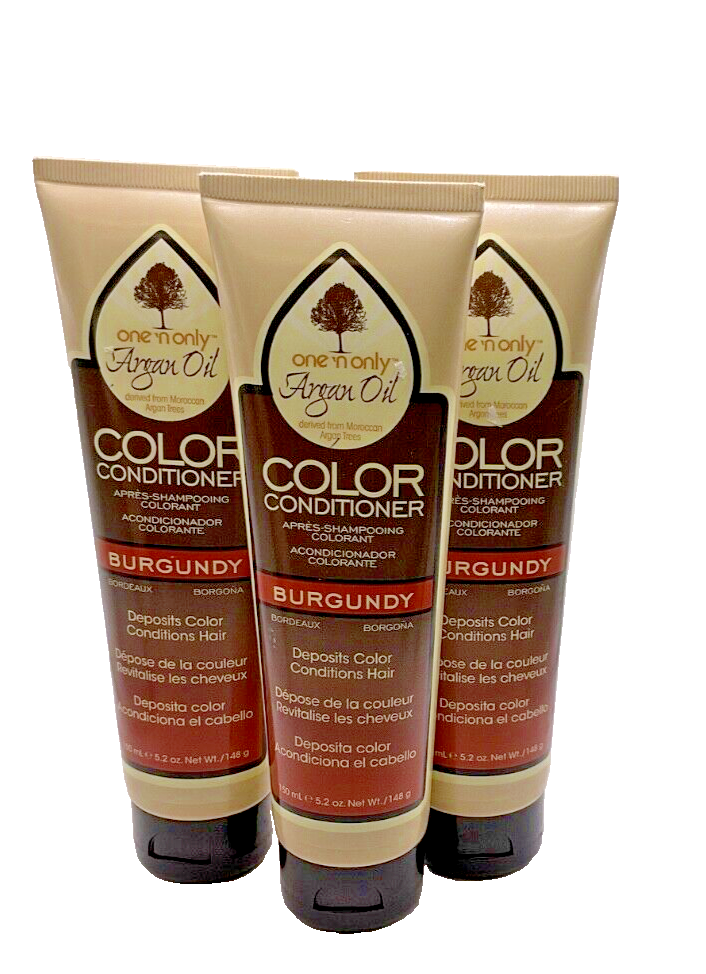 (3 pack) One 'n Only Color Conditioner Burgundy / 5.2 oz