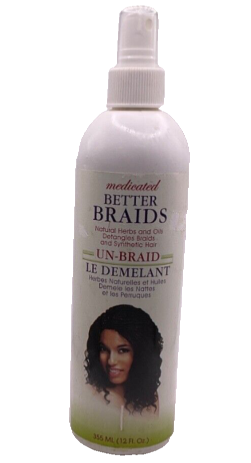 Better Braids Medicated Un-Braid Spray / 12 fl oz