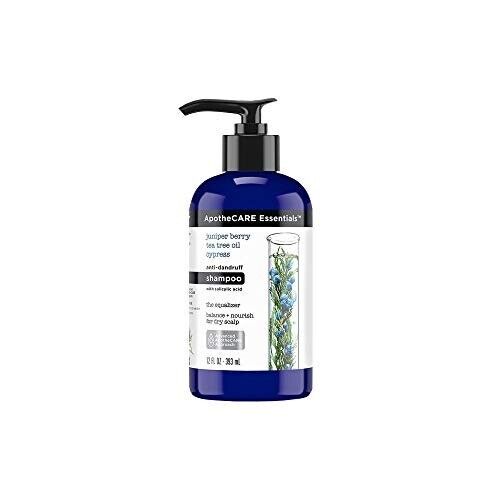 ApotheCARE Anti-Dandruff Shampoo JuniperBerry TeaTree Oil Cypress 12 Fl Oz 11/20