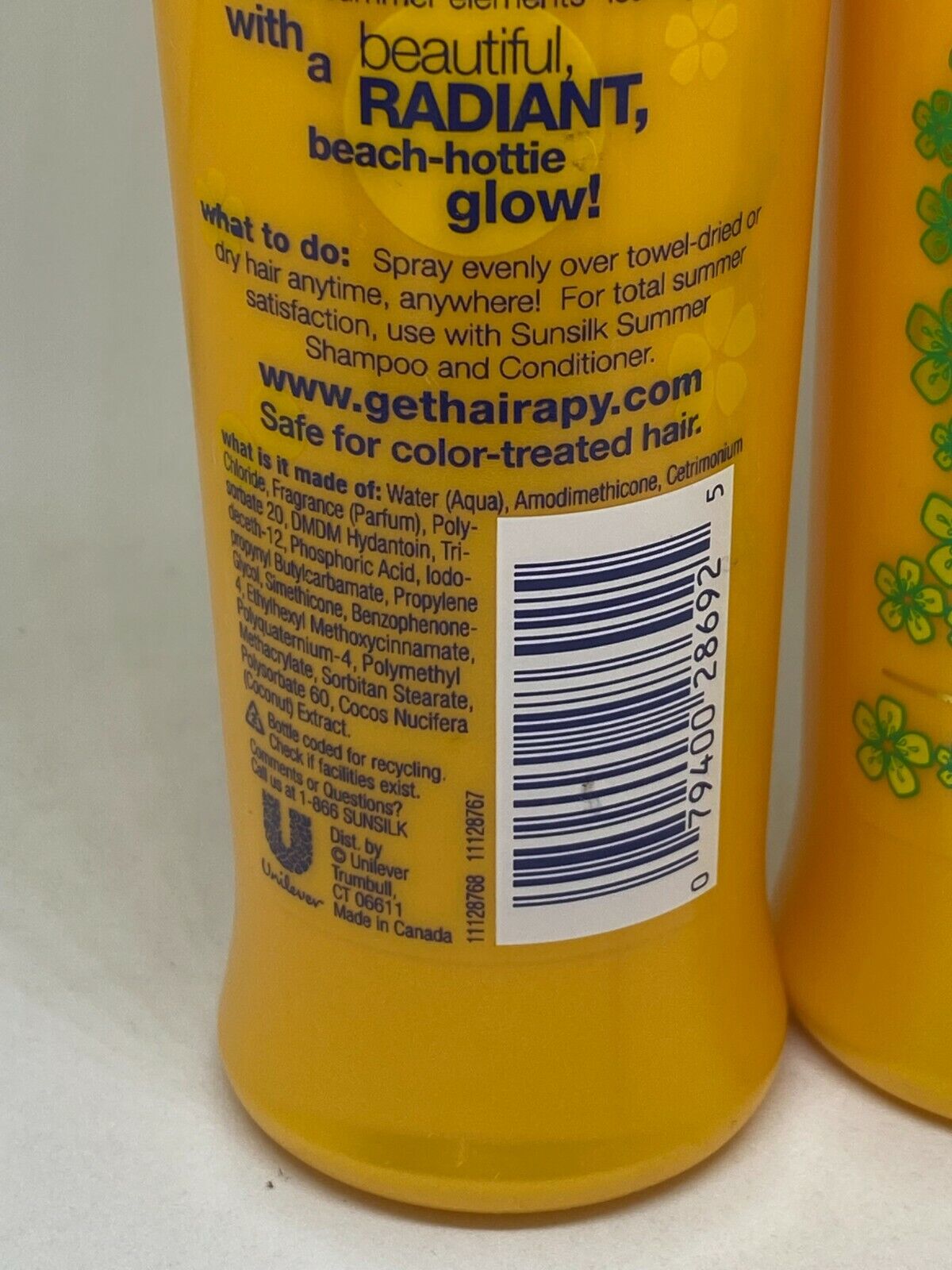 (2) Sunsilk Summer Spritz Instant Hydration & Protection - 8 fl oz