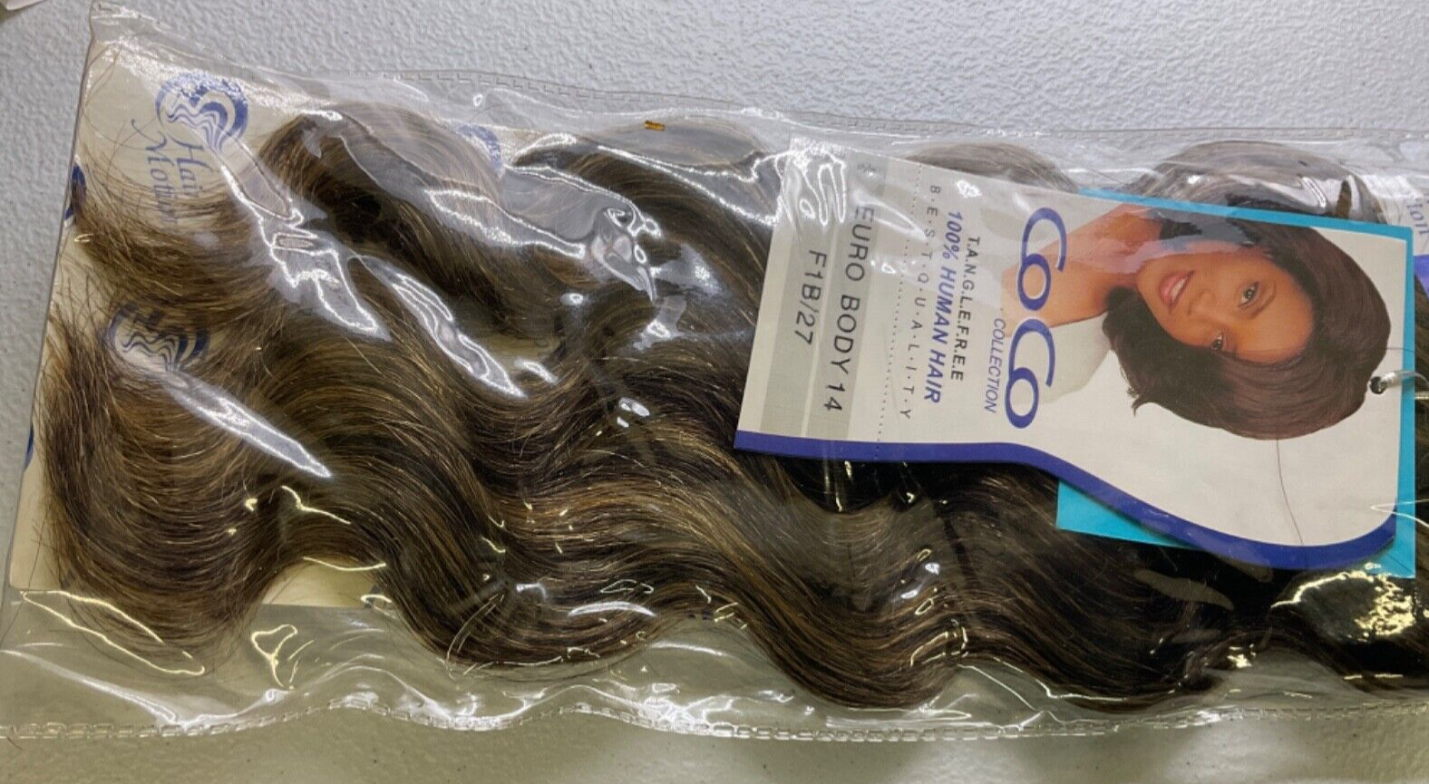Coco Collection 100% Human Hair Euro Body Color F1B/27 (14 inches)