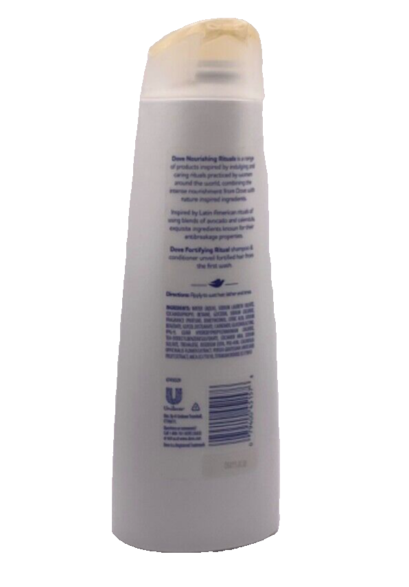Dove Nourishing Rituals Fortifying Ritual Shampoo Avocado & Calendula / 12 oz