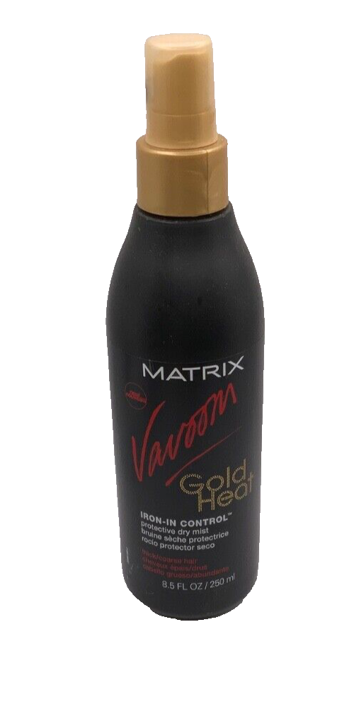 Matrix Vavoom Gold Heat Iron In Volume Protective Dry Mist Thick Coarse Hair 8.5
