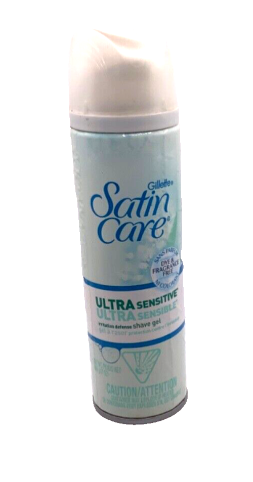 Gillette Satin Care Ultra Sensitive Irritation Defense Shave Gel 7oz