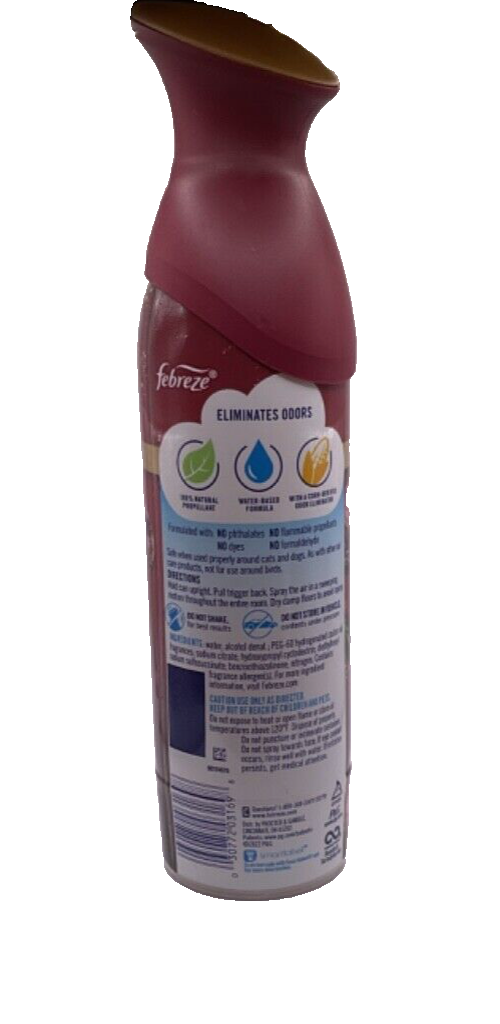 (Lot of 4) Febreze Cranberry Tart Odor Eliminator Air Freshener Spray 8.8oz each