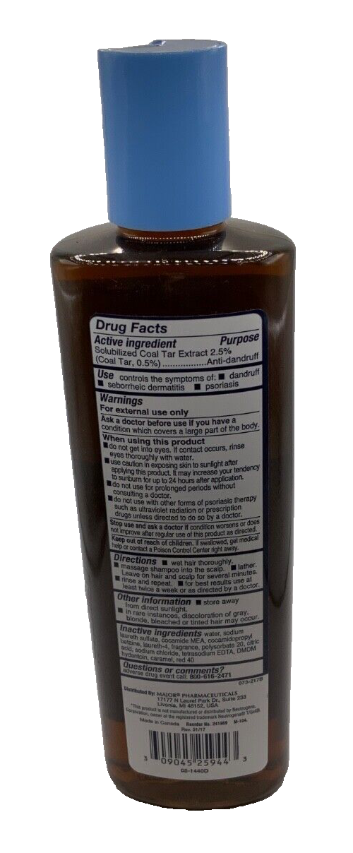 Major Thera Gel Therapeutic Shampoo 8.5oz 08/2024