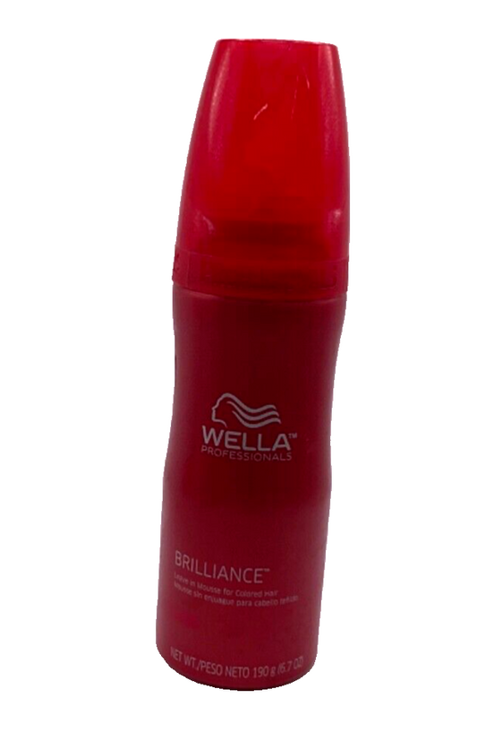 Wella Brilliance Leave-in Mousse For Colored Hair/ 6.7oz