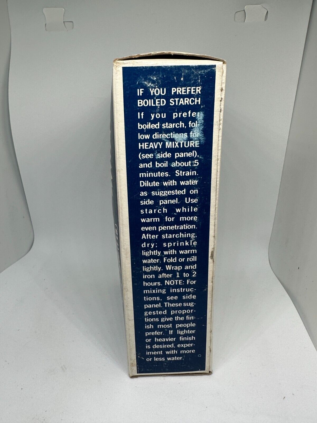 ARGO Powdered Gloss Vintage Laundry Starch 16 oz Blue
