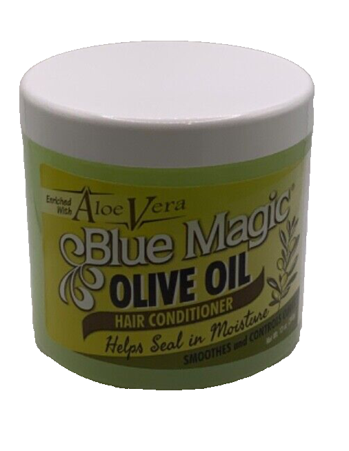 Blue Magic Olive Oil Hair Conditioner Enriched With Aloe Vera 12 Oz