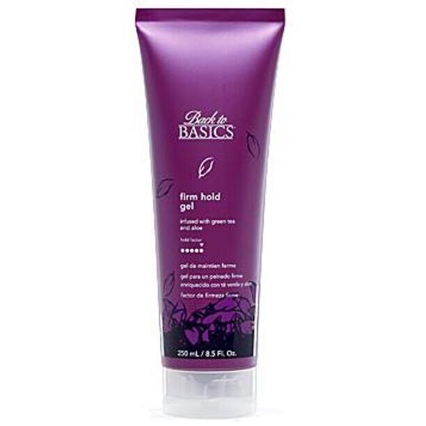 BACK TO BASICS Firm Hold Gel - 8.5 oz Green Tea Aloe Volume