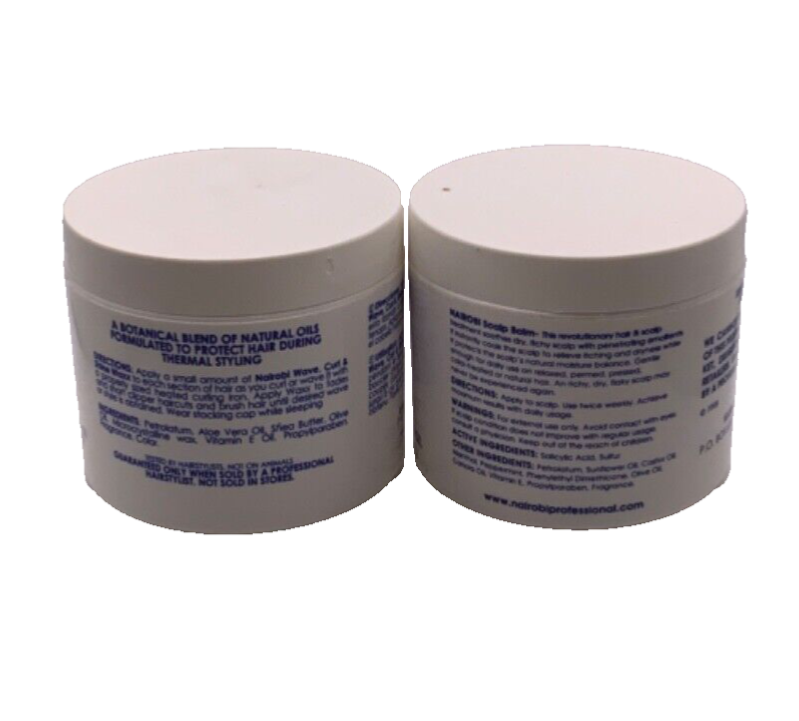 (2) Nairobi Dandra Solv Moisturizing Scalp Balm 4oz