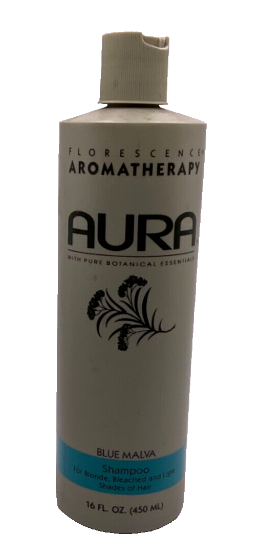 Aura Blue Malva Shampoo For Blonde Bleached Hair/16oz