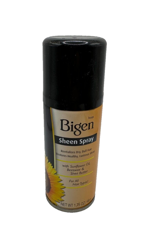 Bigen Sheen Spray with Sunflower Oil Beeswax/ Shea Butter 1.75 fl oz