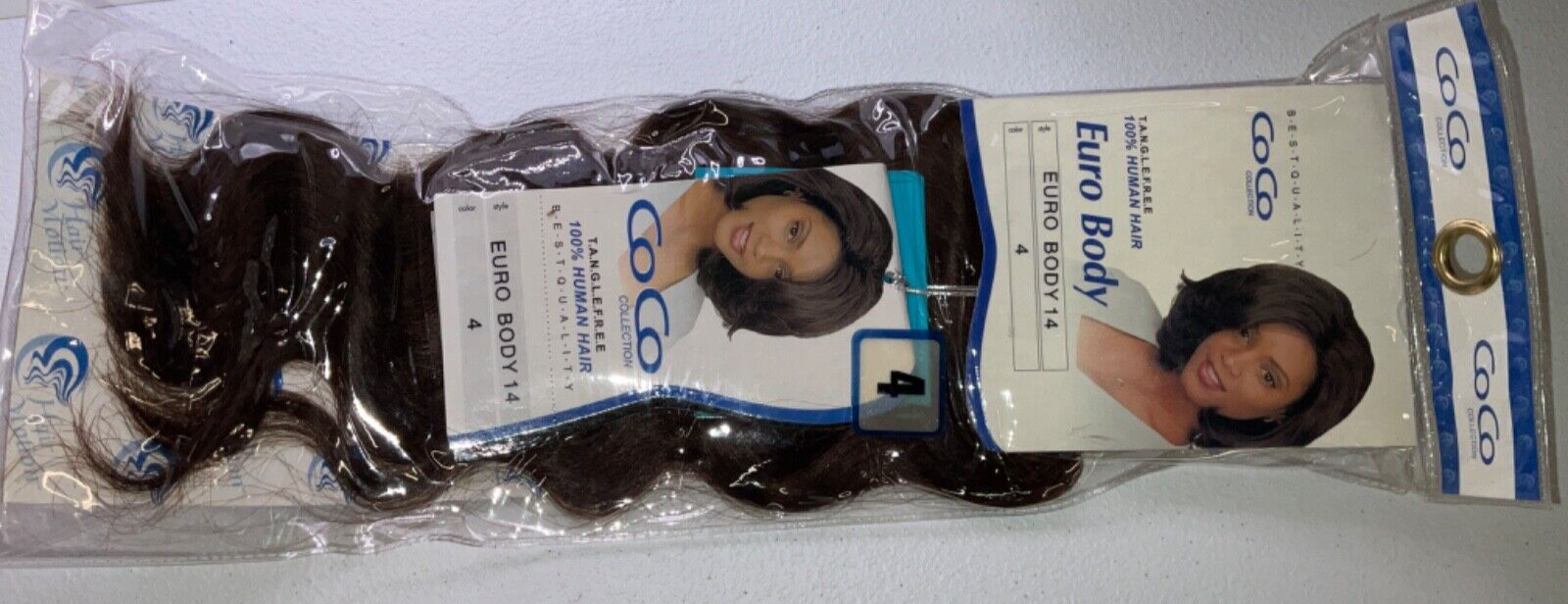 Coco Collection 100% Human Hair Euro Body Color 4 (14 inches)