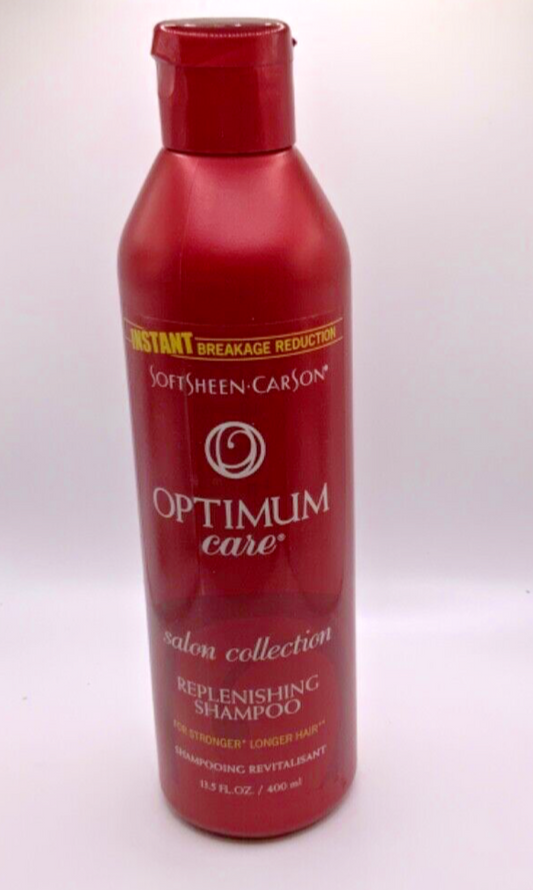 Optimum Care Replenishing Shampoo Stronger Longer Hair Softsheen Carson 13.5 oz