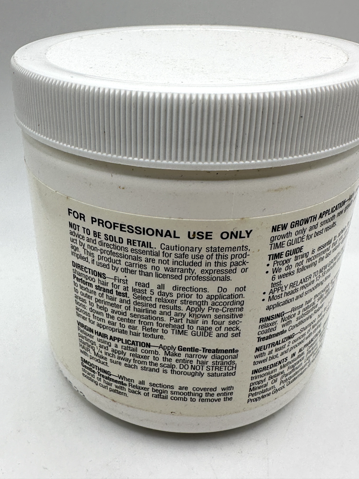 Johnson Products Gentle Treatment Super No Mix No Lye Conditioning Relaxer 15 oz