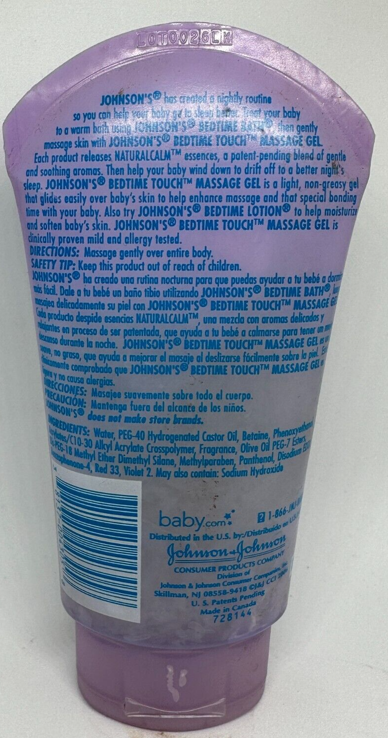 Johnson’s Bedtime Touch Massage Gel Sleep Better 5 oz