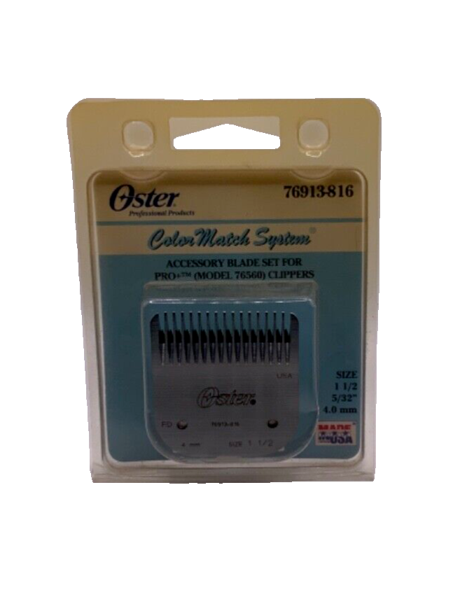 Oster Replacement Blade for Color Match System 76560 Size 1 1/2” 5/32” 76913-816