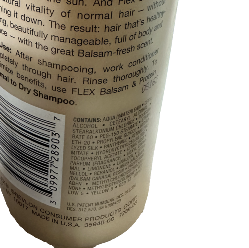 Flex Balsam & Protein Regular Conditioner Triple Action 11 oz Revlon Made in Usa