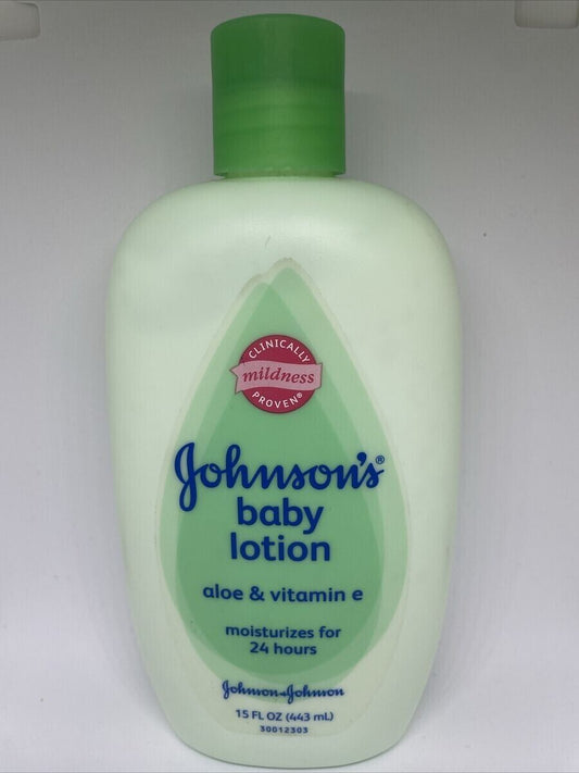 Johnson's Baby Lotion Aloe & Vitamin E 15 oz