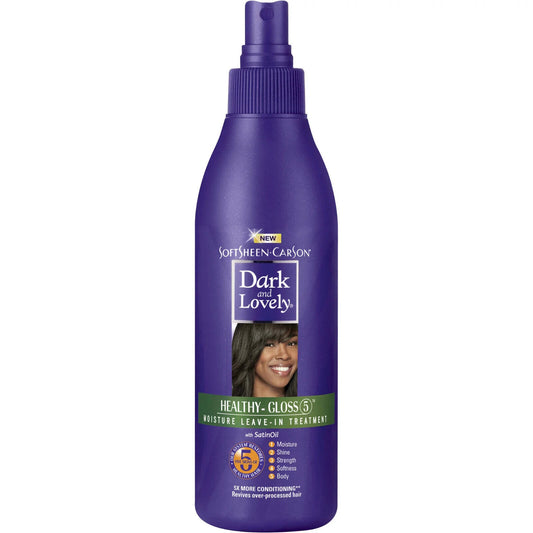 DARK AND LOVELY HEALTHY GLOSS MOISTURE LEAVE IN TREATMENT 8.5oz