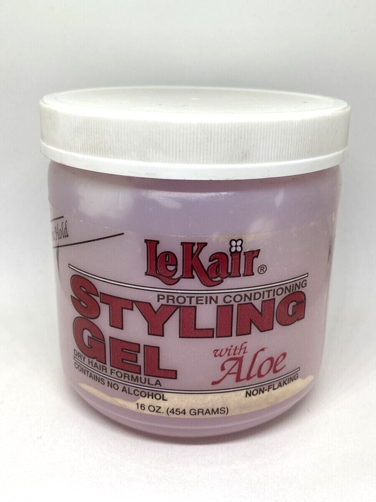 Lekair Styling Gel Extra Hold With Aloe - 16 oz