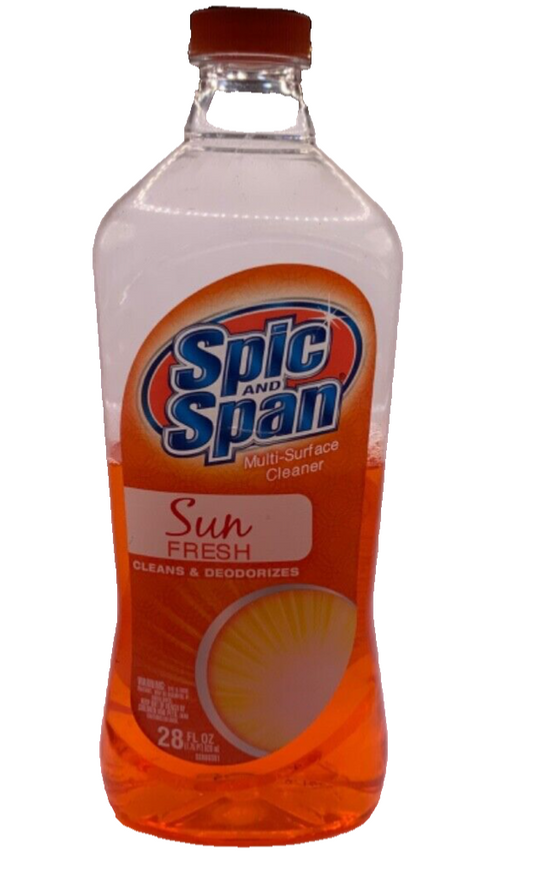 Spic And Span Multi-Surface Cleaner Sun Fresh 50 % Full 28 fl oz